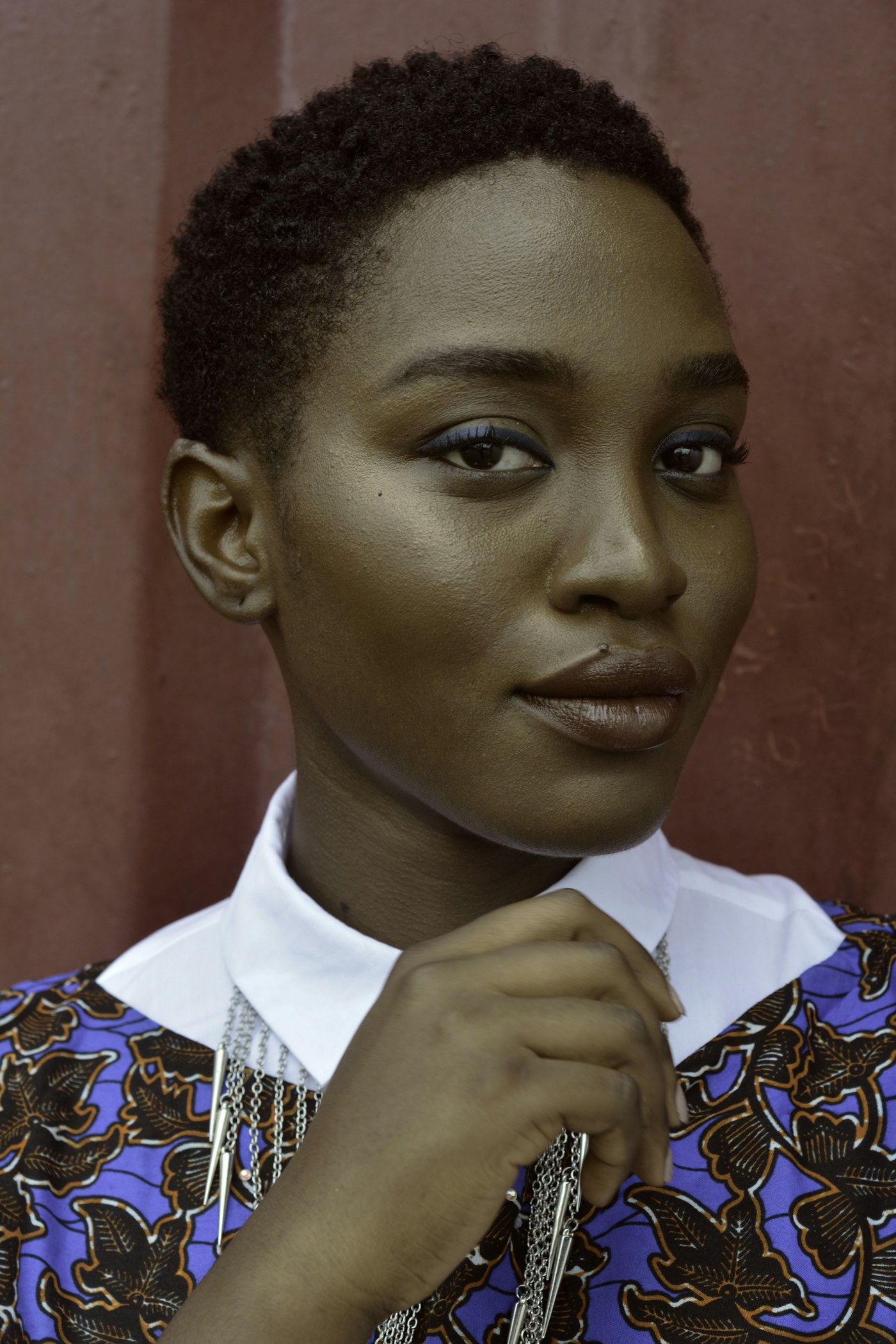 An expressive portrait in natural light
